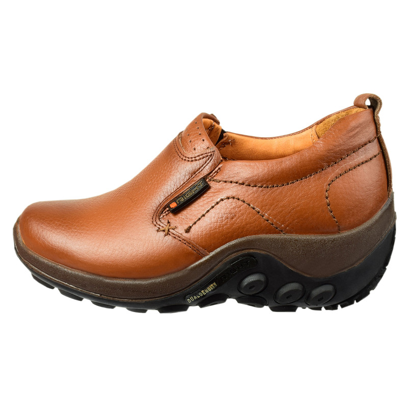 کفش رسمی پسرانه مدل چرم طبیعی لژدار HN.3715 رنگ قهوه‌ای روشن