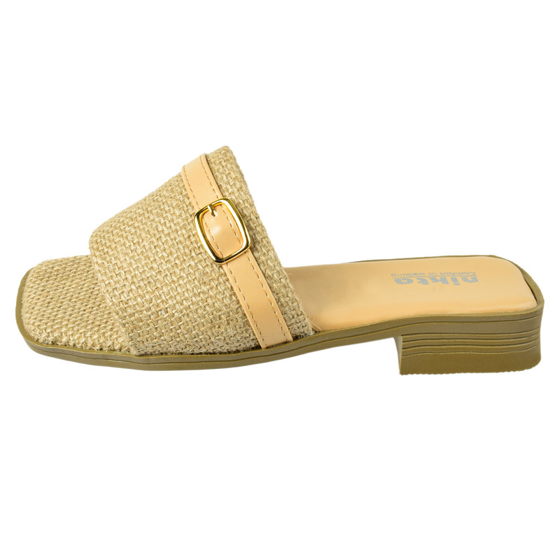 صندل زنانه نیکتا مدل کنفی کمربندی 4150