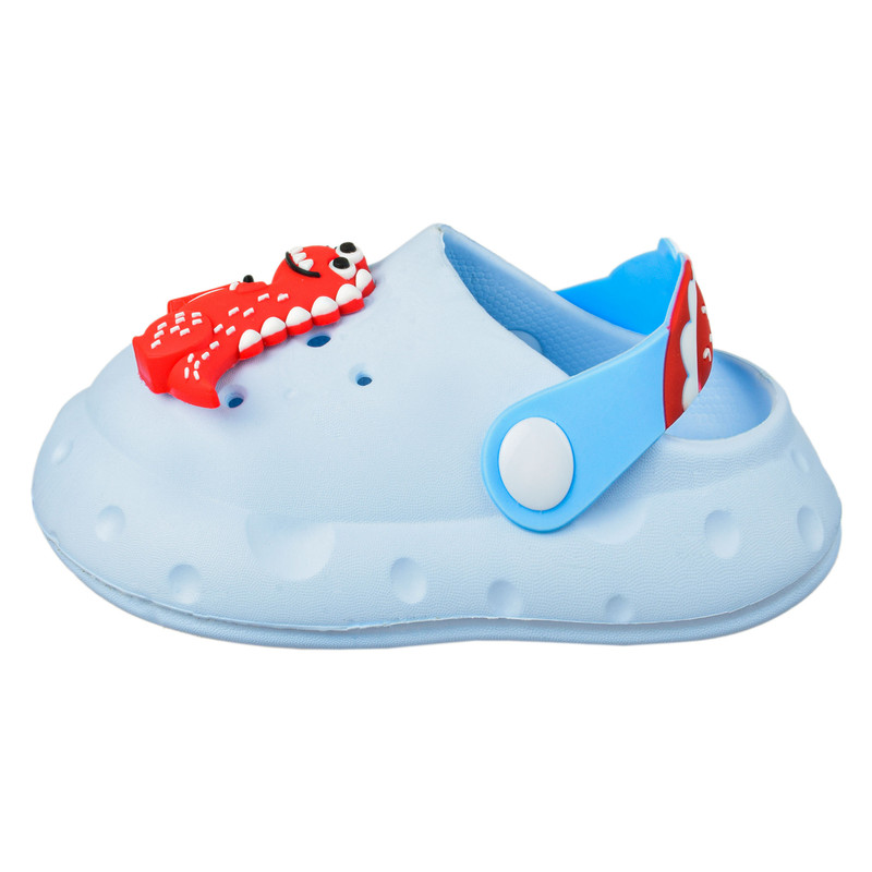 صندل پسرانه پایون مدل دایاناسور خندان 3716 رنگ آبی