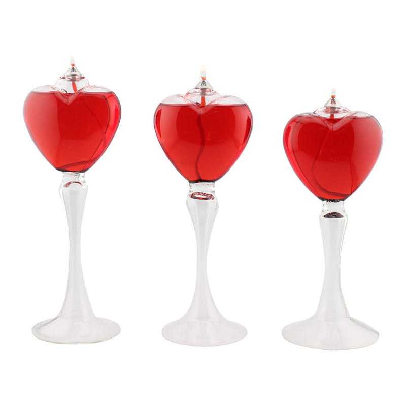 شمعدان مدل قلب مجموعه سه عددی