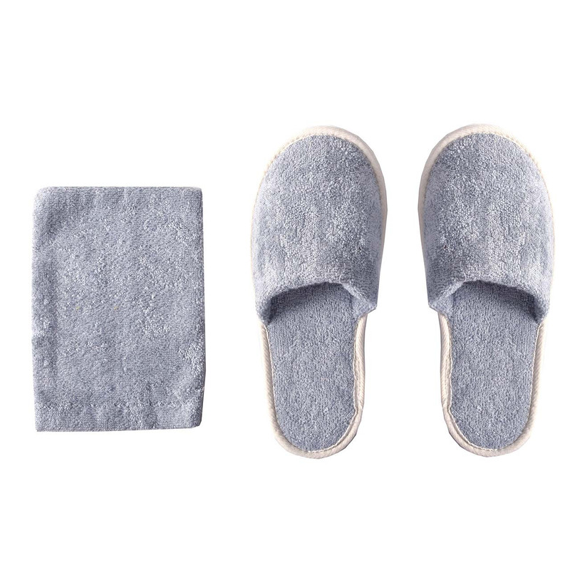 ست دمپایی روفرشی و لیف حوله ای مدل Bamboo کد 06