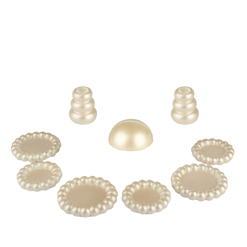 مجموعه ظروف هفت سین 9 پارچه مدل مروارید