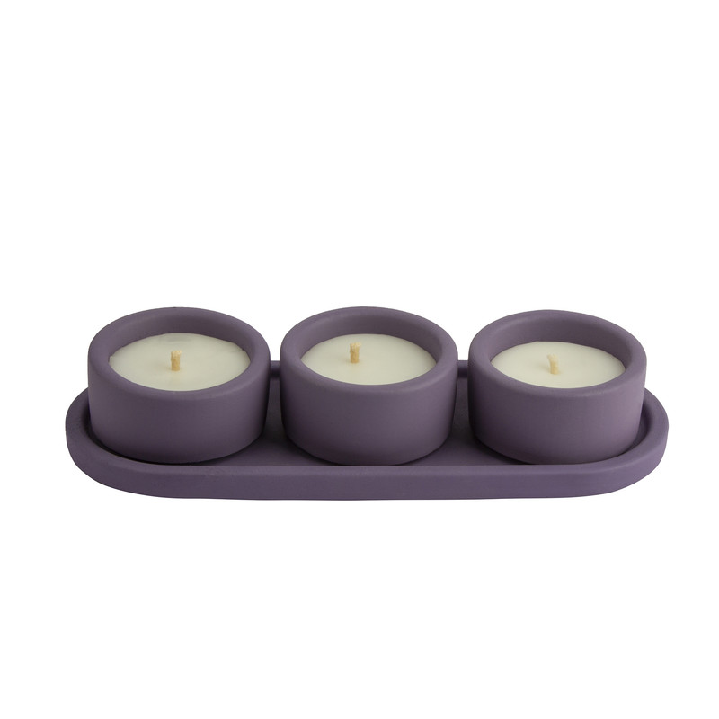  شمع مدل بیضی کد DCO91 مجموعه 3 عددی