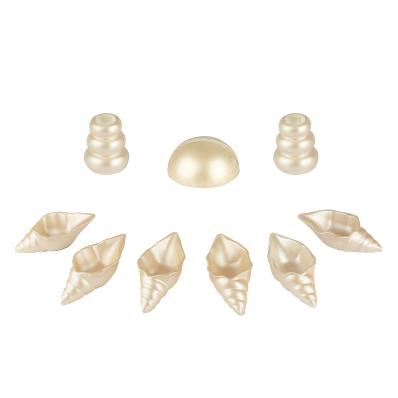 مجموعه ظروف هفت سین 9 پارچه مدل حلزونی