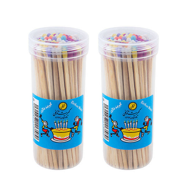 کبریت مدل دلاور بسته 2 عددی