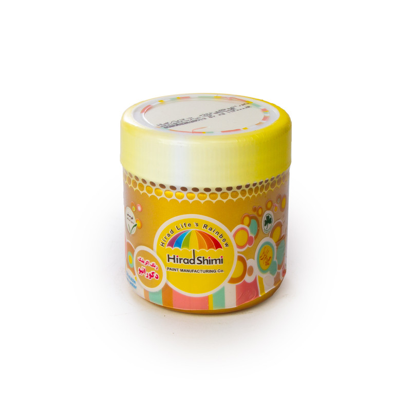 مادر رنگ اکرولیک طلایی هیراد شیمی کد DCO1939 وزن 250 گرم