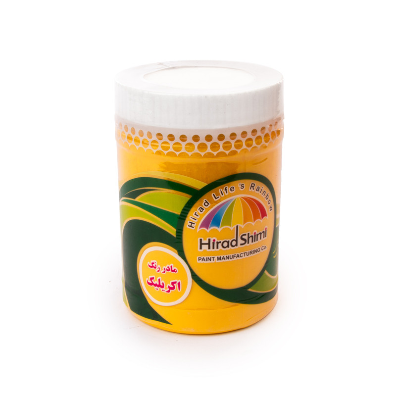 مادر رنگ زرد اکرولیک هیراد شیمی کد DCO1605 وزن 0.8 کیلوگرم