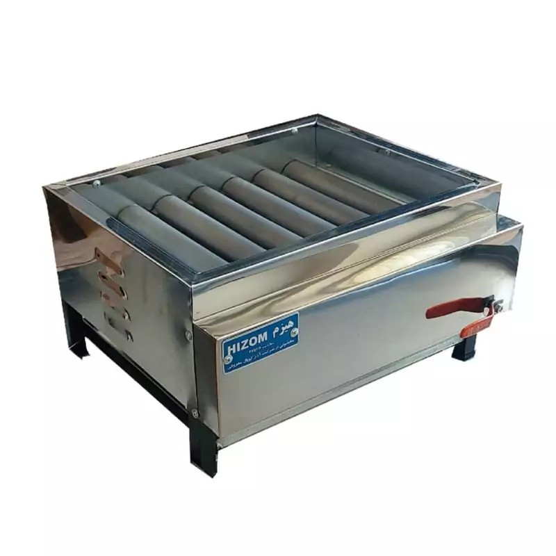 کباب پز گازی هیزم مدل 7 شعله