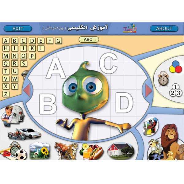 نرم افزار آموزش زبان انگلیسی نشر دنیای تاتی