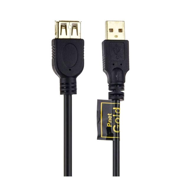 کابل افزایش طول USB2.0 پی نت مدل GOLD طول 3 متر