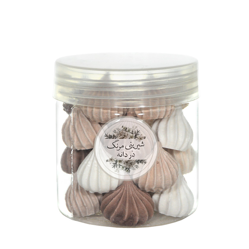 شیرینی مرنگ 5 طعم کافی در دانه - 40 گرم