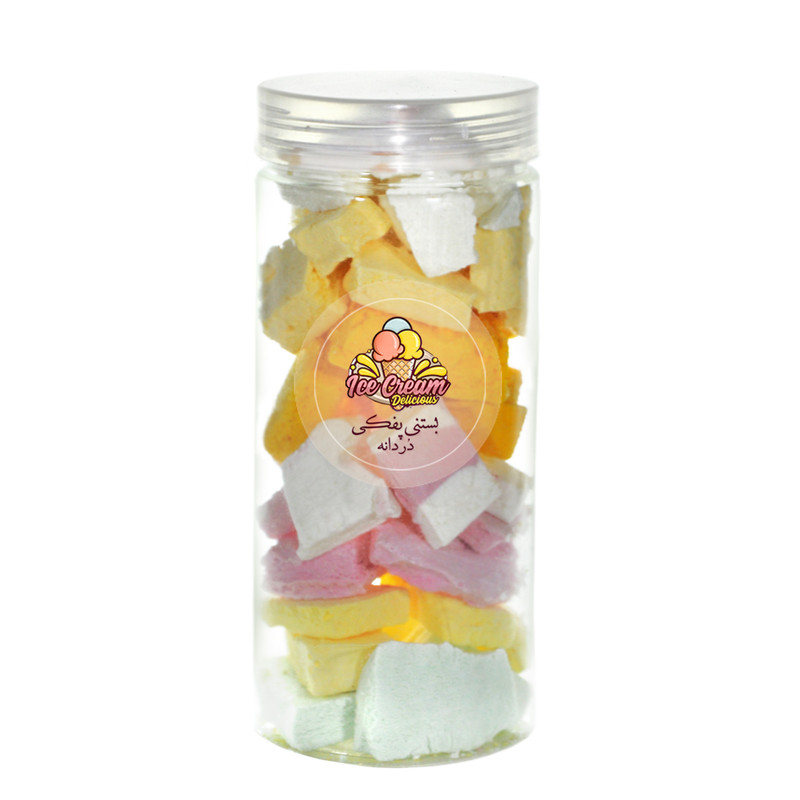 بستنی خشک مخلوط 6 طعم در دانه  - 110 گرم 