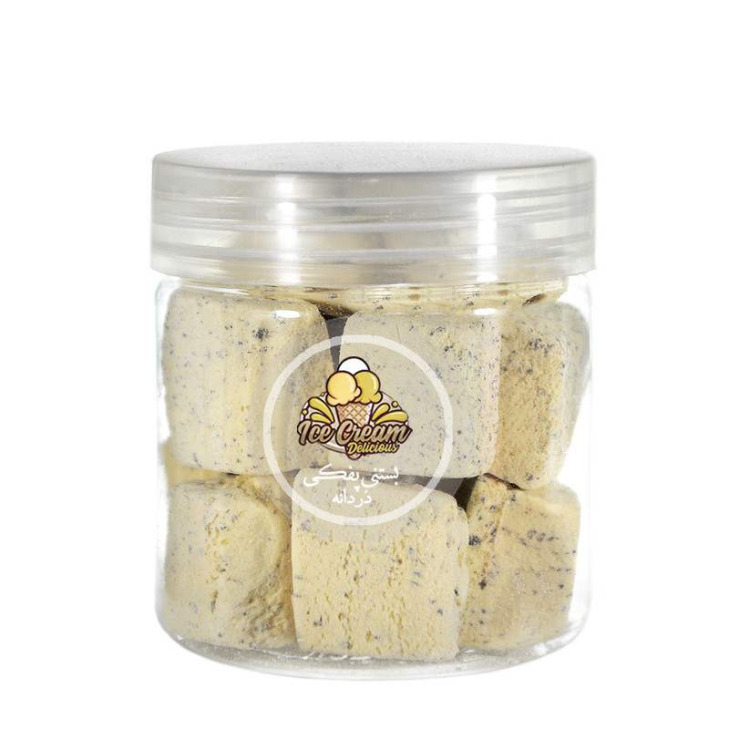 بستنی خشک موز کیک در دانه - 50 گرم