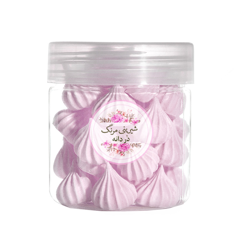 شیرینی مرنگ با طعم تمشک در دانه - 40 گرم