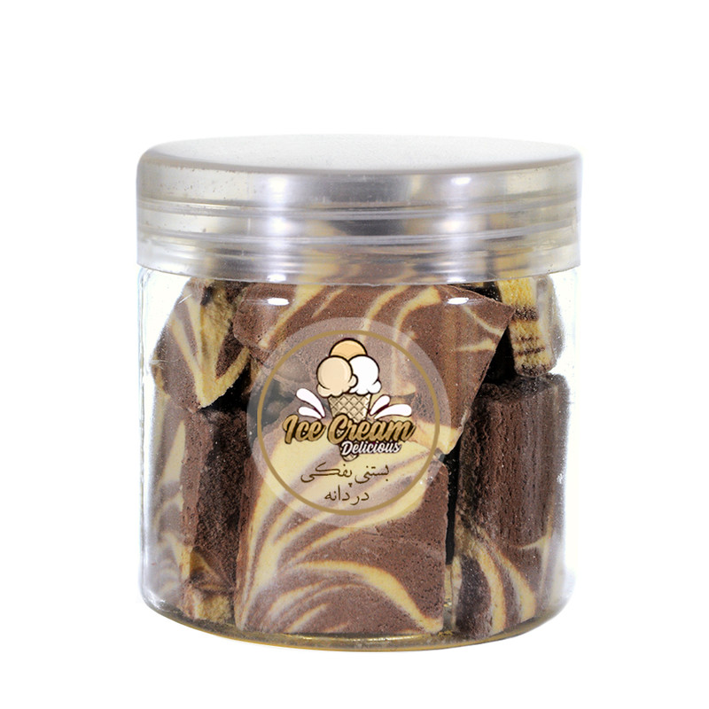 بستنی خشک شکلاتی موزی در دانه - 50 گرم 