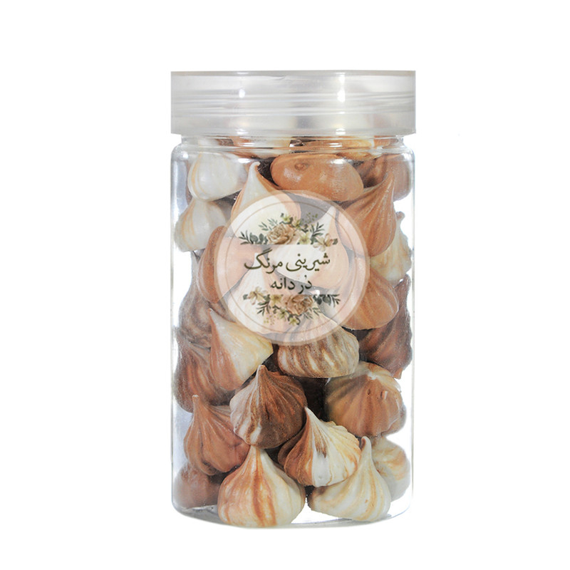  شیرینی مرنگ دردانه طعم کاکائو با تکه های شکلات - 90 گرم