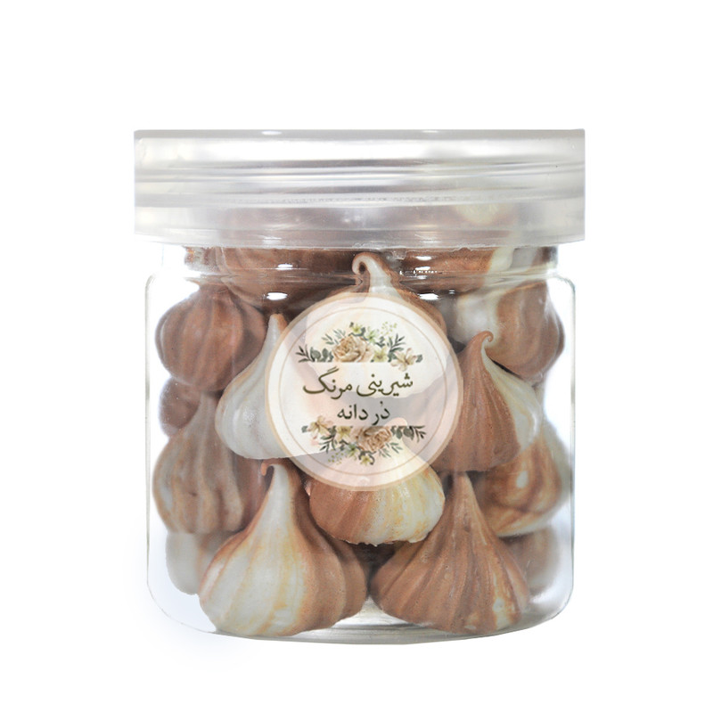 شیرینی مرنگ کاکائویی با تکه های شکلات در دانه - 50 گرم