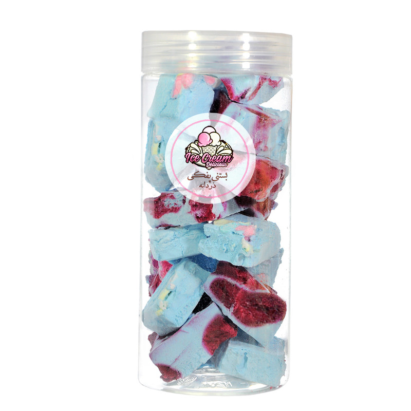 بستنی خشک مخلوط بلوبری در دانه - 110  گرم