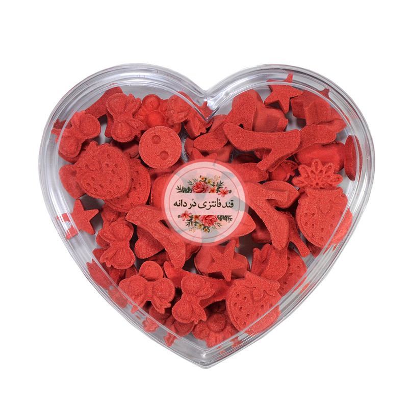 قند وانیلی قرمز در دانه - 200 گرم