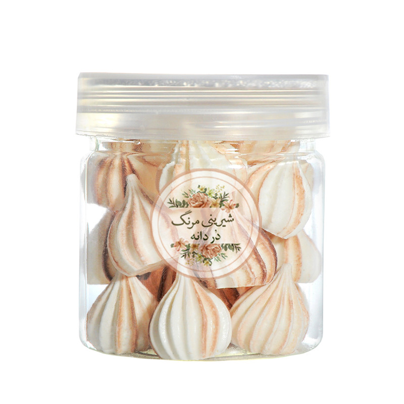 شیرینی مرنگ در دانه طعم قهوه - 40 گرم