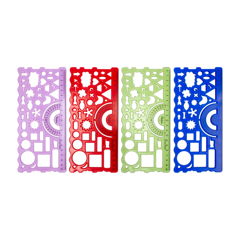 شابلون طرح اشکال مدل A01 مجموعه 2 عددی