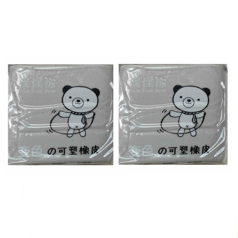 پاک کن خمیری مدل خرس کد 99108 بسته 2 عددی