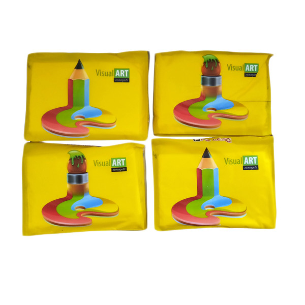 دستمال کاغذی جیبی 10 برگ مدل آرت بسته 4 عددی