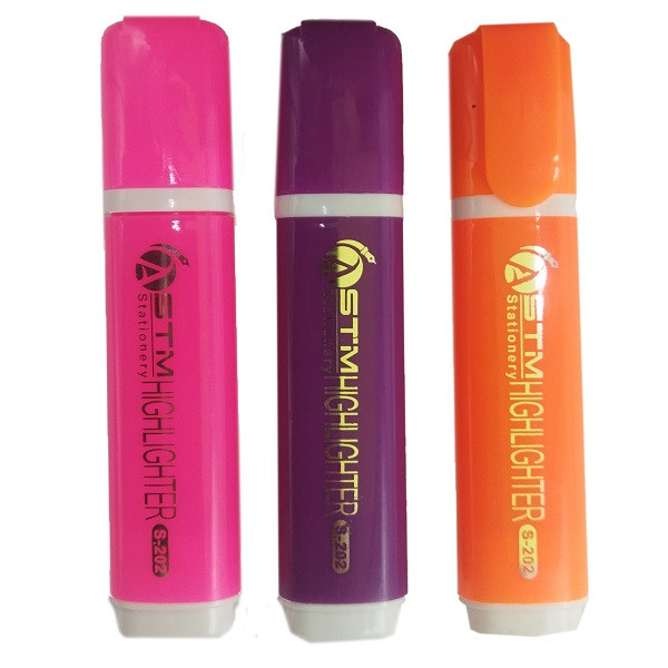 ماژیک علامت گذار اس تی ام  کد 002 مجموعه 3 عددی