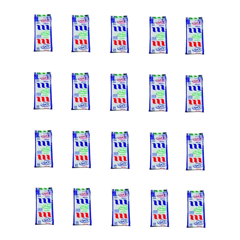 دستمال کاغذی 10 برگ شکوه مدل جیبی MK20 مجموعه 20 عددی