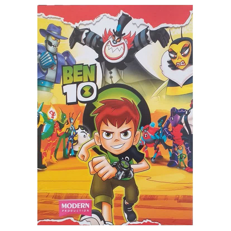 دفتر شطرنجی 30 برگ مدرن مدل بن تن طرح خانه درشت