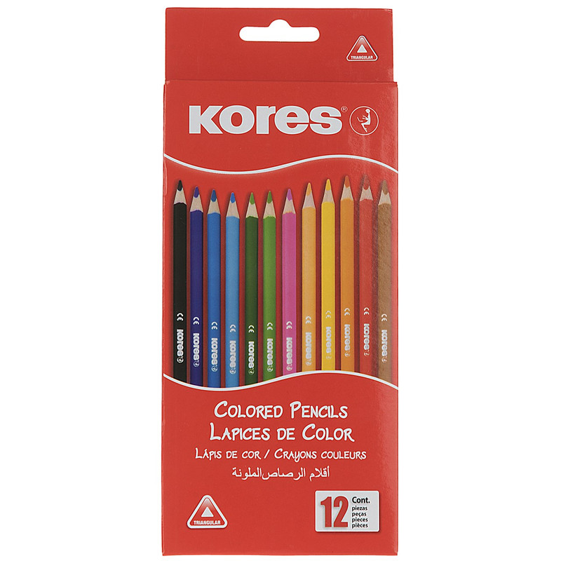 مداد رنگی 12 رنگ کورس