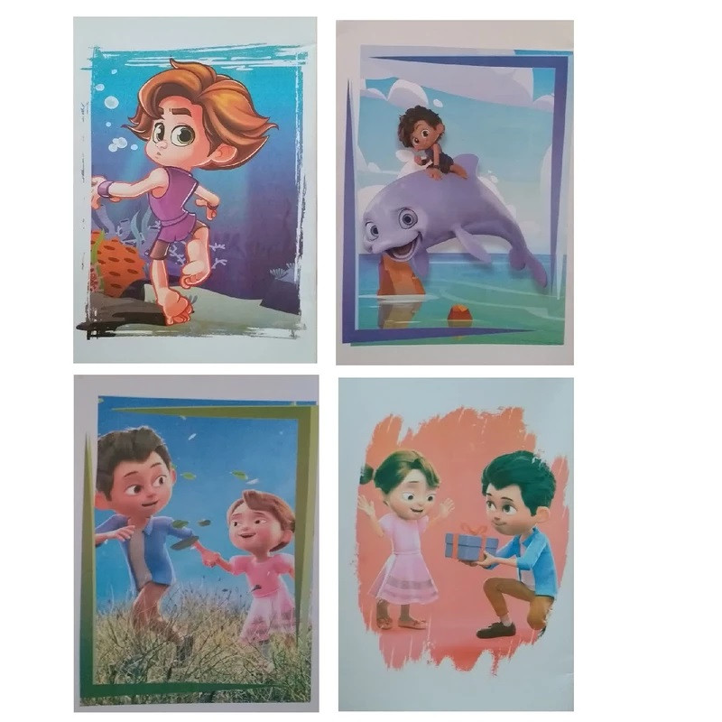 دفتر مشق 40 برگ مدل ماجراهای نوید بسته 4 عددی