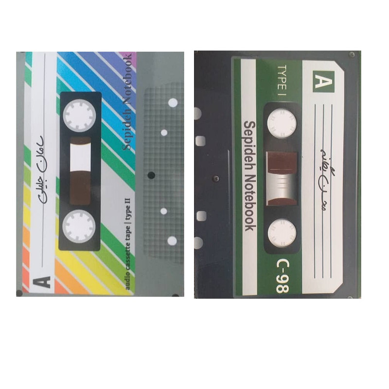 دفترچه یادداشت سپیده مدل نوار کاست بسته 2 عددی
