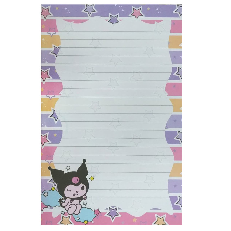 کاغذ یادداشت مدل حاشیه دار طرح کرومی