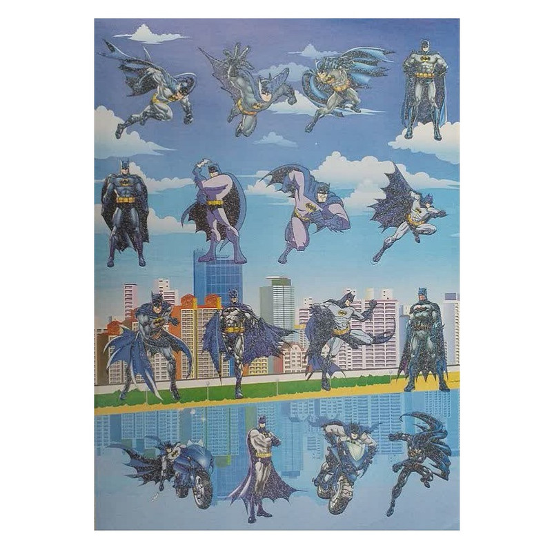 برچسب مدل اکلیلی طرح بتمن کد 002