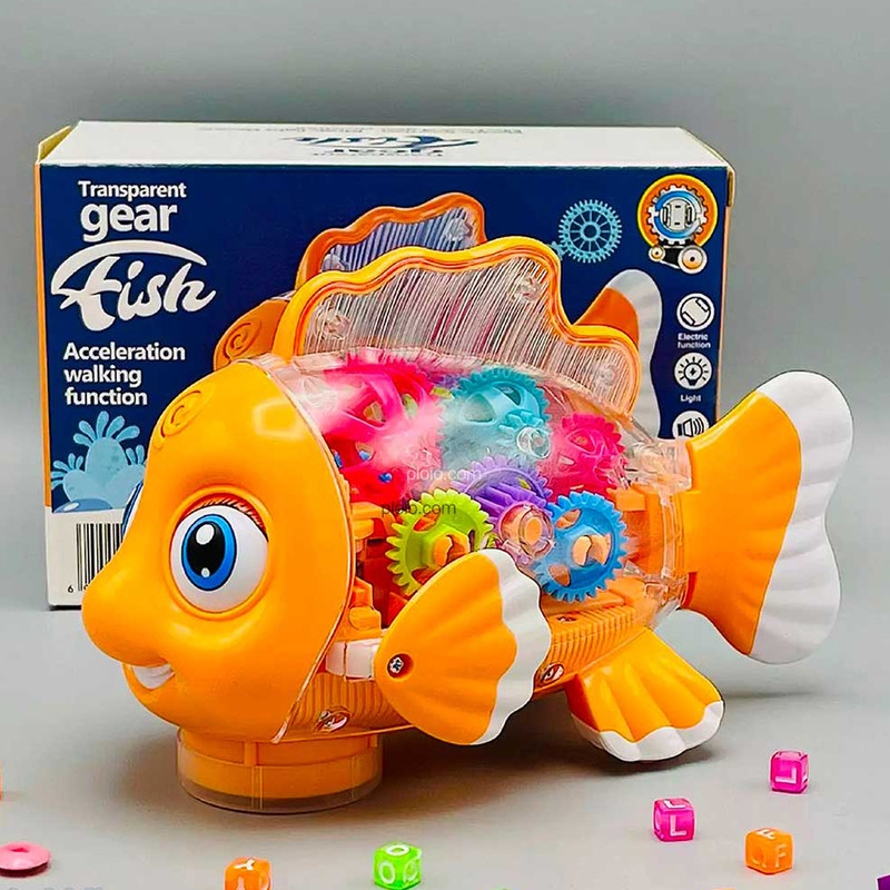 اسباب بازی مدل ماهی چرخ دنده ای