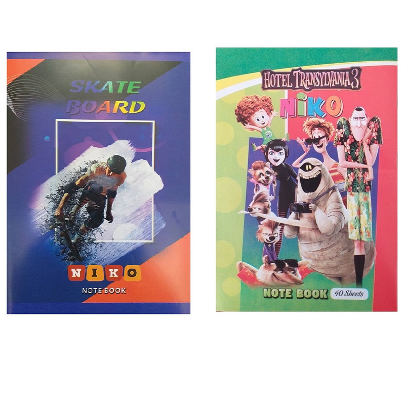 دفتر مشق 60 برگ نیکو مدل کلاسیک بسته 2 عددی