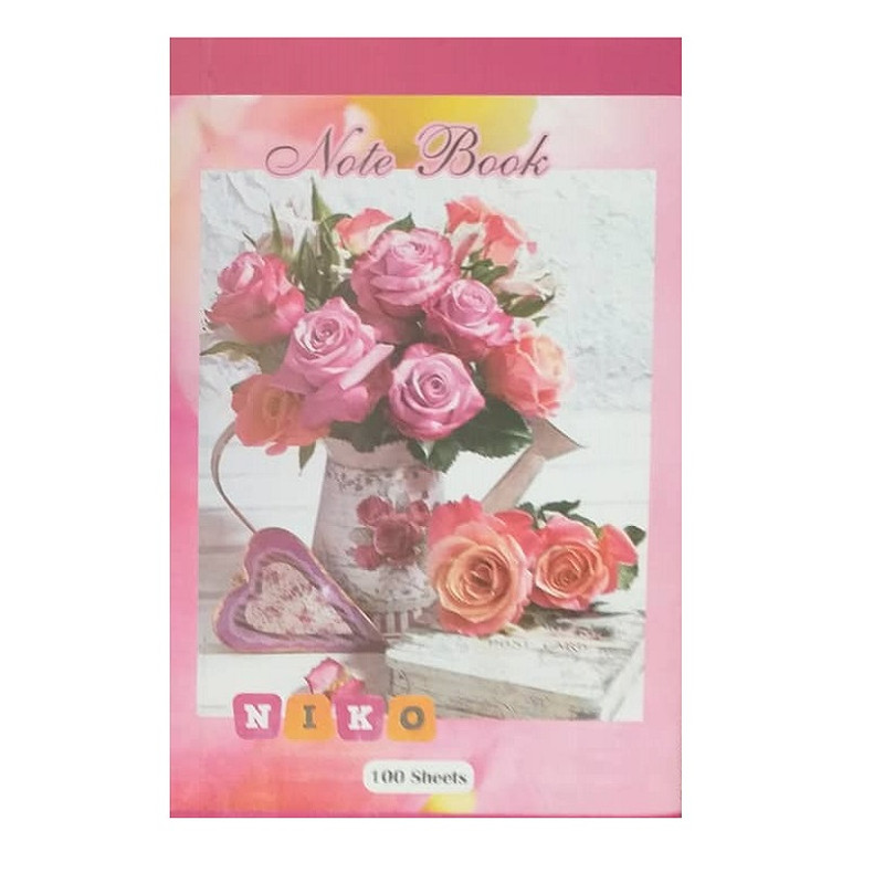 دفتر مشق 100 برگ نیکو مدل شقایق