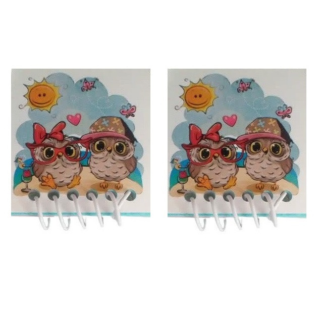 دفترچه یادداشت 30 برگ مدل جغد طرح مینی بسته 2 عددی