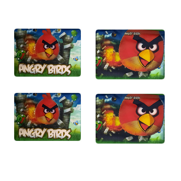 دستمال کاغذی جیبی 10 برگ مدل انگری برد بسته 4 عددی