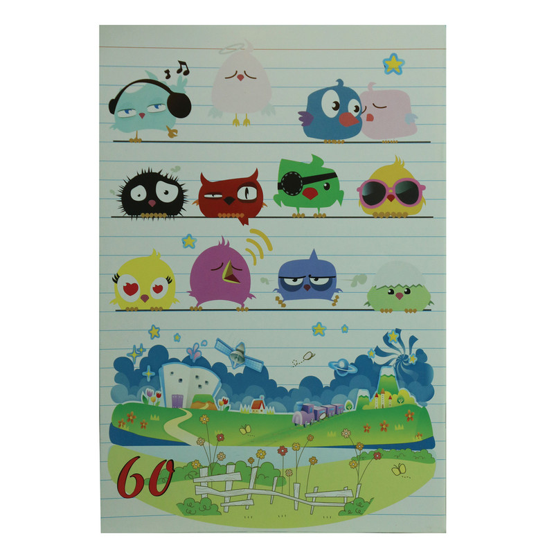  دفتر مشق 60 برگ پارسیان کد MA-Bird-60