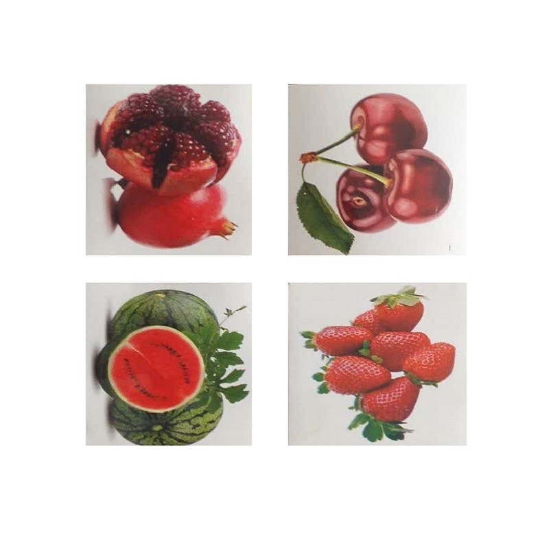 برچسب مدل میوه ها بسته 4 عددی