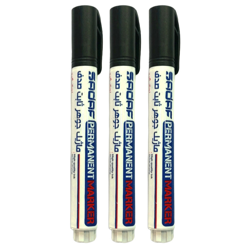 ماژیک چند منظوره صدف مدل پرماننت بسته 3 عددی