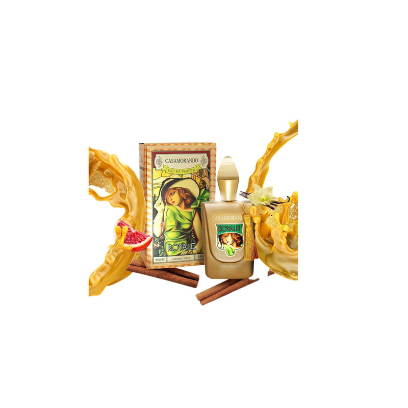 ادوپرفیوم زنانه رویال مدل کاساموراندو لیرا حجم 100 میلی لیتر