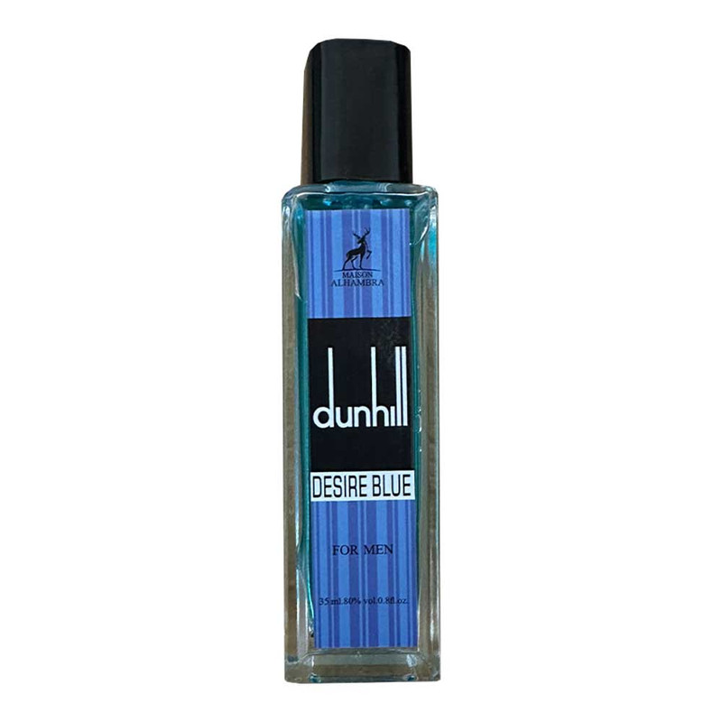 عطر جیبی الحمبرا مدل Dunhill Desire Blue حجم 35 میلی لیتر