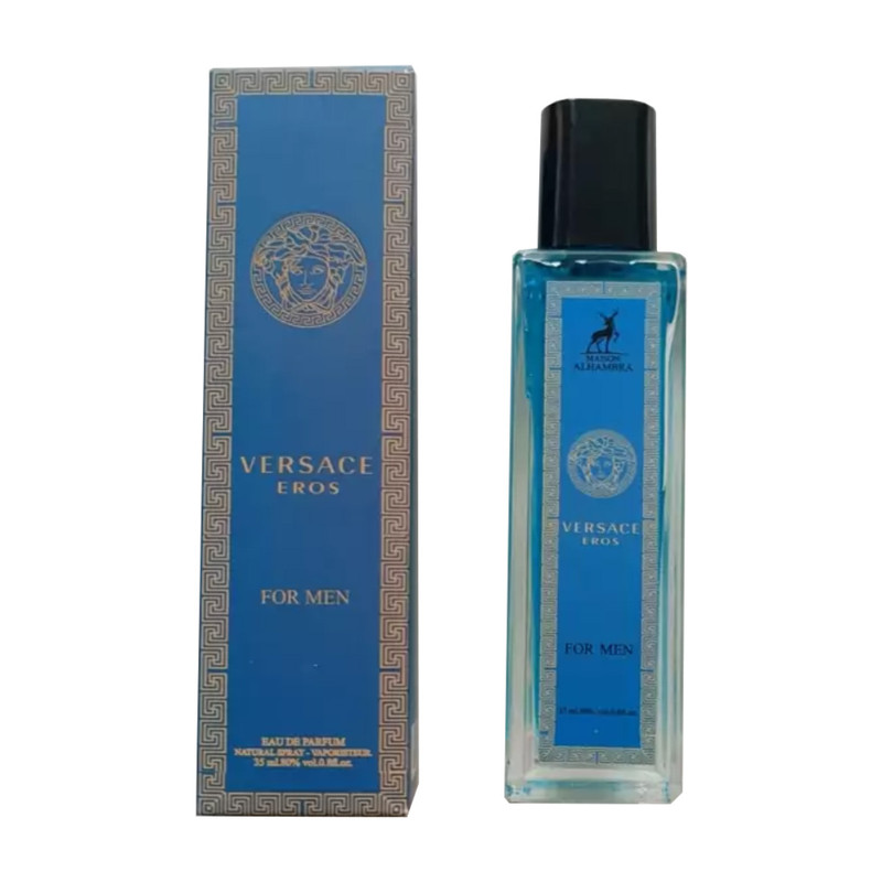 عطر جیبی الحمبرا مدل Versace Eros حجم 35 میلی لیتر