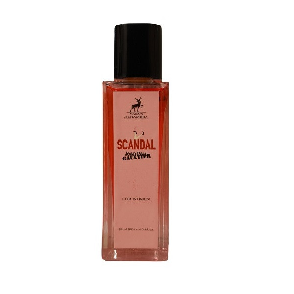عطر جیبی الحمبرا مدل SCANDAL حجم 30 میلی لیتر