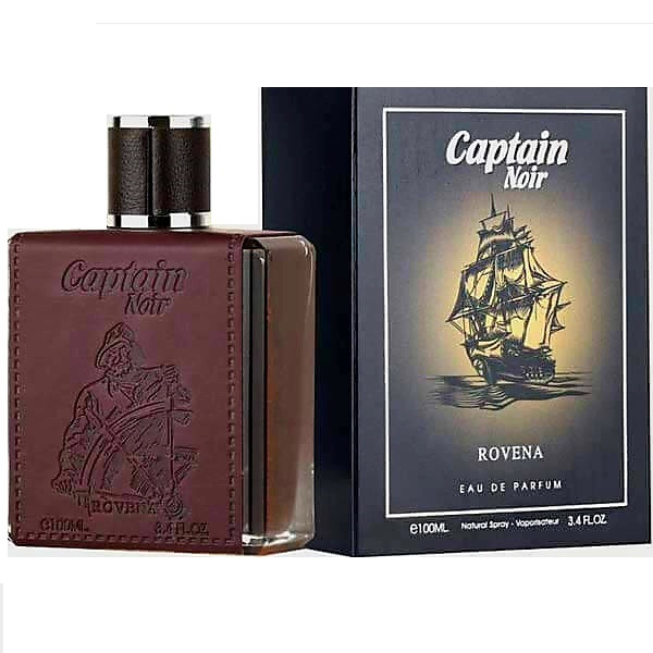 ادو پرفیوم مردانه روونا مدل کاپتان بلک حجم 100 میلی لیتر