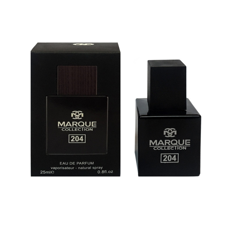 عطر جیبی مردانه مارکویی کالکشن مدل Lalique Encre Noire کد 204 حجم 25 میلی لیتر