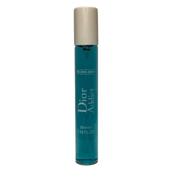 عطر جیبی زنانه سوئیس آرمه مدل Dior Addict با رایحه گرم و شیرین حجم ۳۵ میلی‌لیتر
